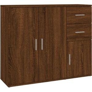 (brown oak) vidaXL Sideboard Home Storage Side Cabinet Cupboard Highboard Engine (brown oak) vidaXL Sideboard Home Storage Side Cabinet Cupboard Highboard Engine