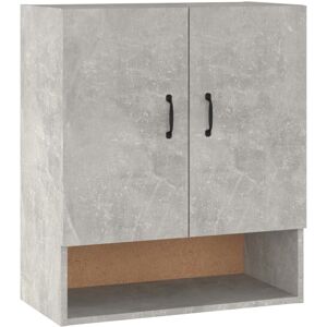 vidaXL Wall Cabinet Concrete Grey 60x31x70 cm Engineered Wood - Wall Storage vidaXL Wall Cabinet Concrete Grey 60x31x70 cm Engineered Wood - Wall Storage