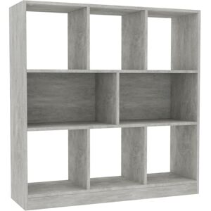Simply Chosen 4u vidaXL Book Cabinet with 8 Large Compartments Concrete Grey Engineered Wood Simply Chosen 4u vidaXL Book Cabinet with 8 Large Compartments Concrete Grey Engineered Wood