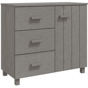 (light grey) vidaXL Solid Wood Pine Sideboard Wooden Storage Side Cabinet Multi (light grey) vidaXL Solid Wood Pine Sideboard Wooden Storage Side Cabinet Multi