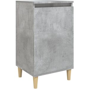 (concrete grey, 1 pcs) vidaXL 1/2x Bedside Cabinet Engineered Wood End Table Nig (concrete grey, 1 pcs) vidaXL 1/2x Bedside Cabinet Engineered Wood End Table Nig