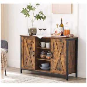 UHF Industrial Storage Sideboard Rustic Metal Cupboard 2 Door Shelf Vintage Cabinet UHF Industrial Storage Sideboard Rustic Metal Cupboard 2 Door Shelf Vintage Cabinet