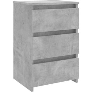 vidaXL Bed Cabinet Concrete Grey Engineered Wood Indoor Bedside Side Cabinet vidaXL Bed Cabinet Concrete Grey Engineered Wood Indoor Bedside Side Cabinet