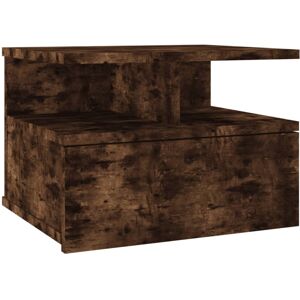 (Brown, 1) vidaXL Floating Nightstand Wall Bedside Cabinet Hanging Shelf Enginee (Brown, 1) vidaXL Floating Nightstand Wall Bedside Cabinet Hanging Shelf Enginee