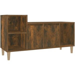 vidaXL Smoked Oak TV Cabinet Engineered Wood - TV Cabinet vidaXL Smoked Oak TV Cabinet Engineered Wood - TV Cabinet