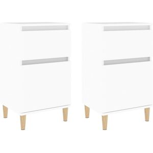 (white, 2 pcs) vidaXL Bedside Cabinets Bedside Table Nightstand Table Side Table (white, 2 pcs) vidaXL Bedside Cabinets Bedside Table Nightstand Table Side Table