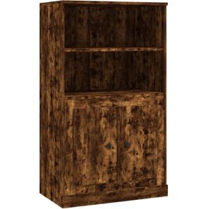 (smoked oak) vidaXL Highboard High Sideboard Side Cabinet Storgae Cupboard Engin (smoked oak) vidaXL Highboard High Sideboard Side Cabinet Storgae Cupboard Engin