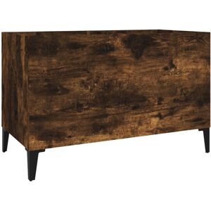 (smoked oak) vidaXL Record Cabinet Office Vinyl Storage Cabinet Sideboard Engine (smoked oak) vidaXL Record Cabinet Office Vinyl Storage Cabinet Sideboard Engine