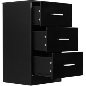 Costway 3-Drawer Chest Storage Cabinet Dresser Freestanding Night Stand Costway 3-Drawer Chest Storage Cabinet Dresser Freestanding Night Stand