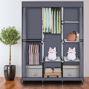 Unbranded 71" Portable Closet Wardrobe Clothes Rack Storage with Shelves Unbranded 71" Portable Closet Wardrobe Clothes Rack Storage with Shelves