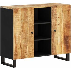 (light brown) vidaXL Sideboard Side Cabinet with 2 Doors Cupboard Highboard Soli (light brown) vidaXL Sideboard Side Cabinet with 2 Doors Cupboard Highboard Soli