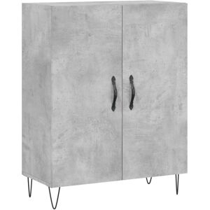 vidaXL Sideboard Storage Side Cabinet Cupboard Concrete Grey Engineered Wood vidaXL Sideboard Storage Side Cabinet Cupboard Concrete Grey Engineered Wood