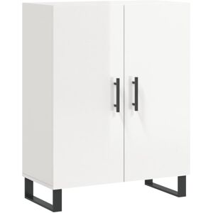 vidaXL Sideboard Storage Cabinet Cupboard High Gloss White Engineered Wood vidaXL Sideboard Storage Cabinet Cupboard High Gloss White Engineered Wood