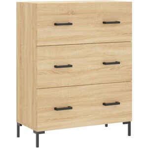 vidaXL Sideboard Storage Side Cabinet Cupboard Sonoma Oak Engineered Wood vidaXL Sideboard Storage Side Cabinet Cupboard Sonoma Oak Engineered Wood