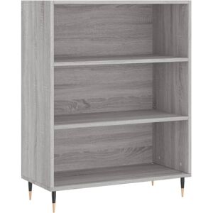 (grey sonoma) vidaXL Bookcase Storage Cabinet Sideboard Bookshelf Book Rack Engi (grey sonoma) vidaXL Bookcase Storage Cabinet Sideboard Bookshelf Book Rack Engi