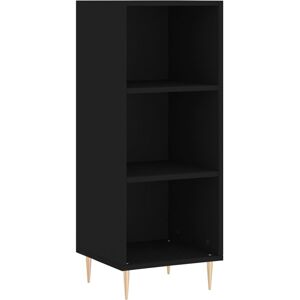 (black) vidaXL Sideboard Highboard Cupboard Side Cabinet Smoked Oak Engineered W (black) vidaXL Sideboard Highboard Cupboard Side Cabinet Smoked Oak Engineered W