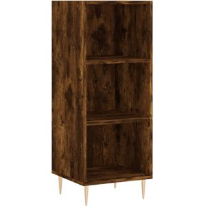 (smoked oak) vidaXL Sideboard Highboard Cupboard Side Cabinet Smoked Oak Enginee (smoked oak) vidaXL Sideboard Highboard Cupboard Side Cabinet Smoked Oak Enginee