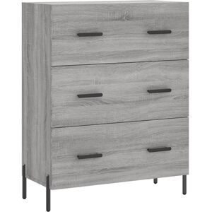 vidaXL Sideboard Storage Side Cabinet Cupboard Grey Sonoma Engineered Wood vidaXL Sideboard Storage Side Cabinet Cupboard Grey Sonoma Engineered Wood