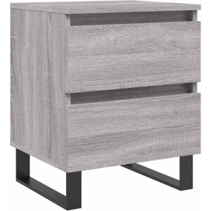 (grey sonoma, 1 pcs) vidaXL Bedside Cabinets Side Table Nightstand 2 pcs Sonoma (grey sonoma, 1 pcs) vidaXL Bedside Cabinets Side Table Nightstand 2 pcs Sonoma