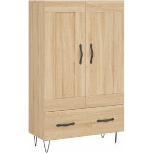 vidaXL Highboard Sonoma Oak 69.5x31x115 cm Engineered Wood - Highboard vidaXL Highboard Sonoma Oak 69.5x31x115 cm Engineered Wood - Highboard