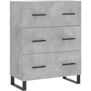 vidaXL Sideboard Storage Side Cabinet Cupboard Concrete Grey Engineered Wood vidaXL Sideboard Storage Side Cabinet Cupboard Concrete Grey Engineered Wood