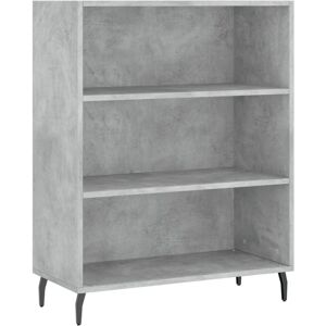 (concrete grey) vidaxL Shelf Cabinet Bookcase Display Shelves Storage White Engi (concrete grey) vidaxL Shelf Cabinet Bookcase Display Shelves Storage White Engi