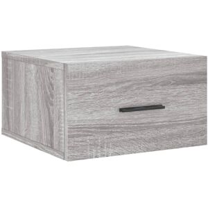 vidaXL Wall-mounted Bedside Cabinet Grey Sonoma - Wall-mounted Bedside Cabinet vidaXL Wall-mounted Bedside Cabinet Grey Sonoma - Wall-mounted Bedside Cabinet