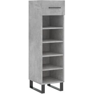 vidaXL Shoe Cabinet Concrete Grey - Shoe Storage Shelf Shoe Rack - 30x35x105 cm vidaXL Shoe Cabinet Concrete Grey - Shoe Storage Shelf Shoe Rack - 30x35x105 cm