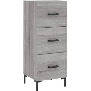 vidaXL Sideboard Storage Side Cabinet Cupboard Grey Sonoma Engineered Wood vidaXL Sideboard Storage Side Cabinet Cupboard Grey Sonoma Engineered Wood