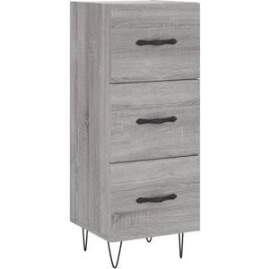 vidaXL Sideboard Storage Side Cabinet Cupboard Grey Sonoma Engineered Wood vidaXL Sideboard Storage Side Cabinet Cupboard Grey Sonoma Engineered Wood