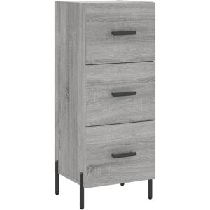 vidaXL Sideboard Storage Side Cabinet Cupboard Grey Sonoma Engineered Wood vidaXL Sideboard Storage Side Cabinet Cupboard Grey Sonoma Engineered Wood