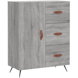 vidaXL Sideboard Storage Side Cabinet Cupboard Grey Sonoma Engineered Wood vidaXL Sideboard Storage Side Cabinet Cupboard Grey Sonoma Engineered Wood