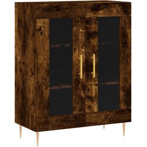 (smoked oak) vidaXL Sideboard Storage Cabinet Cupboard Side Cabinet White Engine (smoked oak) vidaXL Sideboard Storage Cabinet Cupboard Side Cabinet White Engine