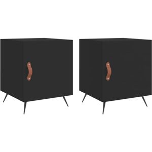 (black, 2 pcs) vidaXL Bedside Cabinet Bed Table Nightstand Side Table White Engi (black, 2 pcs) vidaXL Bedside Cabinet Bed Table Nightstand Side Table White Engi