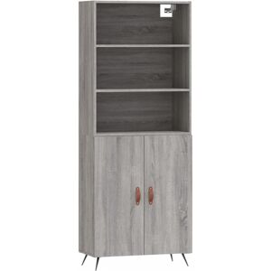 (grey sonoma) vidaXL Highboard Sideboard Storage Cabinet Cupboard Cabinet Engine (grey sonoma) vidaXL Highboard Sideboard Storage Cabinet Cupboard Cabinet Engine