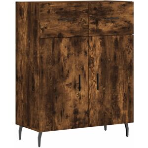 vidaXL Sideboard Smoked Oak 69.5x34x90 cm Engineered Wood - Sideboard vidaXL Sideboard Smoked Oak 69.5x34x90 cm Engineered Wood - Sideboard
