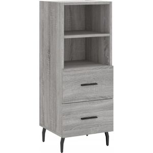 (grey sonoma) vidaXL Sideboard Storage Cabinet Side Cabinet Cupboard White Engin (grey sonoma) vidaXL Sideboard Storage Cabinet Side Cabinet Cupboard White Engin