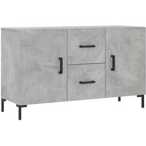 vidaXL Concrete Grey Sideboard 100x36x60 cm Engineered Wood vidaXL Concrete Grey Sideboard 100x36x60 cm Engineered Wood