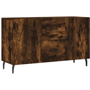 (smoked oak) vidaXL Sideboard Storage Cabinet Side Cabinet Cupboard White Engine (smoked oak) vidaXL Sideboard Storage Cabinet Side Cabinet Cupboard White Engine