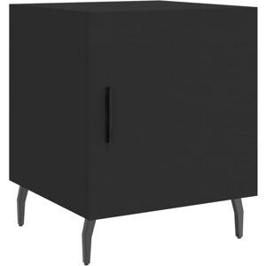 (black, 1 pcs) vidaXL Bedside Cabinet Bedside Table Nightstand Bedstand White En (black, 1 pcs) vidaXL Bedside Cabinet Bedside Table Nightstand Bedstand White En