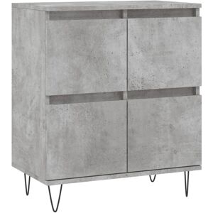 (concrete grey) vidaXL Sideboard Cabinet Storage Cabinet Cupboard Grey Sonoma En (concrete grey) vidaXL Sideboard Cabinet Storage Cabinet Cupboard Grey Sonoma En