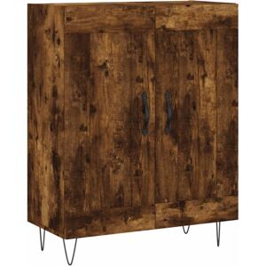 vidaXL Sideboard Smoked Oak 69.5x34x90 cm Engineered Wood - Sideboard vidaXL Sideboard Smoked Oak 69.5x34x90 cm Engineered Wood - Sideboard
