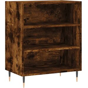 (smoked oak) vidaXL Sideboard Storage Cabinet Cupboard Side Cabinet White Engine (smoked oak) vidaXL Sideboard Storage Cabinet Cupboard Side Cabinet White Engine