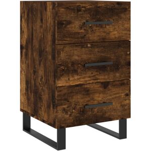 (smoked oak) vidaXL Bedside Cabinet Bedside Table Nightstand Bedstand White Engi (smoked oak) vidaXL Bedside Cabinet Bedside Table Nightstand Bedstand White Engi