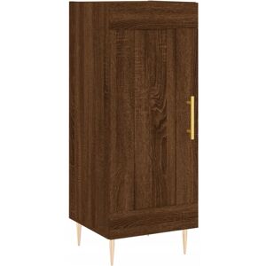 (brown oak) vidaXL Sideboard Storage Cabinet Side Cabinet Cupboard White Enginee (brown oak) vidaXL Sideboard Storage Cabinet Side Cabinet Cupboard White Enginee