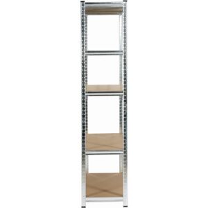 Rhino 5 Bays 180x120x40cm Galvanised Boltless Garage Shelving Unit 1000kg Rhino 5 Bays 180x120x40cm Galvanised Boltless Garage Shelving Unit 1000kg