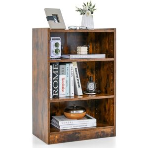 Costway 3-Tier Bookcase Modern Bookshelf Storage Cabinet Display Home Office Costway 3-Tier Bookcase Modern Bookshelf Storage Cabinet Display Home Office