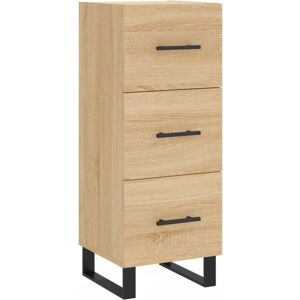vidaXL Sideboard Storage Side Cabinet Cupboard Sonoma Oak Engineered Wood vidaXL Sideboard Storage Side Cabinet Cupboard Sonoma Oak Engineered Wood