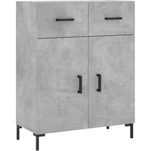 vidaXL Sideboard Storage Cabinet Concrete Grey - Sideboard vidaXL Sideboard Storage Cabinet Concrete Grey - Sideboard
