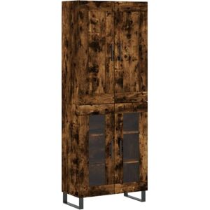 vidaXL Highboard Smoked Oak 69.5x34x180 cm - Sideboard vidaXL Highboard Smoked Oak 69.5x34x180 cm - Sideboard
